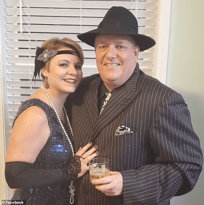 Duane Tabinski with wife in 30s outfit