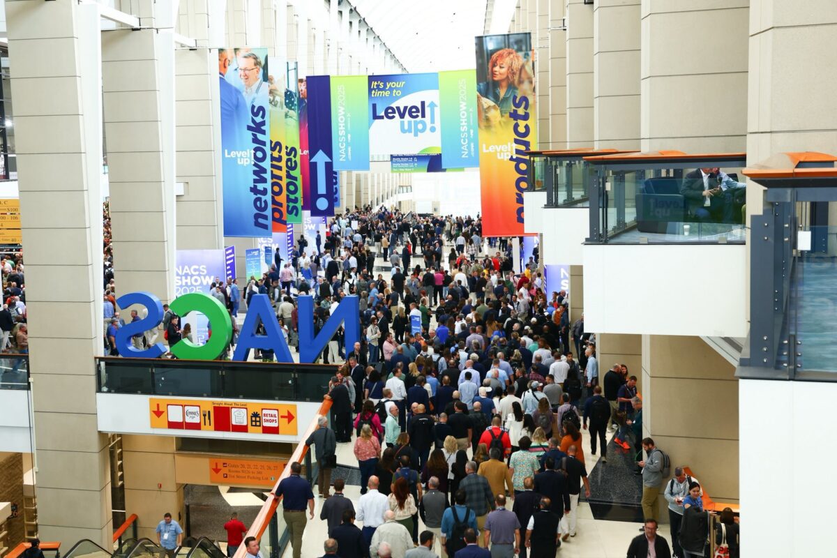 Attendees fill McCormick Place during the 2025 NACS Show, which brought more than 25,000 visitors and 1,200 exhibitors to Chicago.