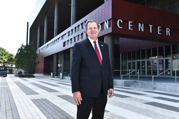 Image of Jim Cook from New Orleans. Image from the New Orleans convention center