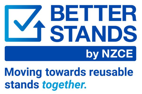 Better Stands reusable stand construction program logo by NZCE