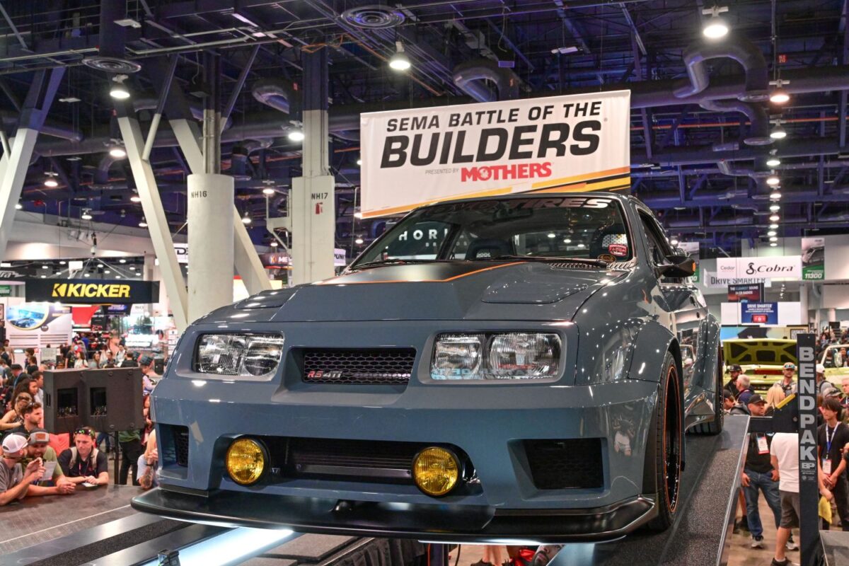 Custom vehicle displayed at SEMA Battle of the Builders.