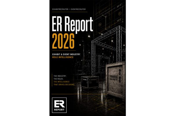 ER Report 2026 cover from EXHIBITRECRUITER and EVENTRECRUITER.