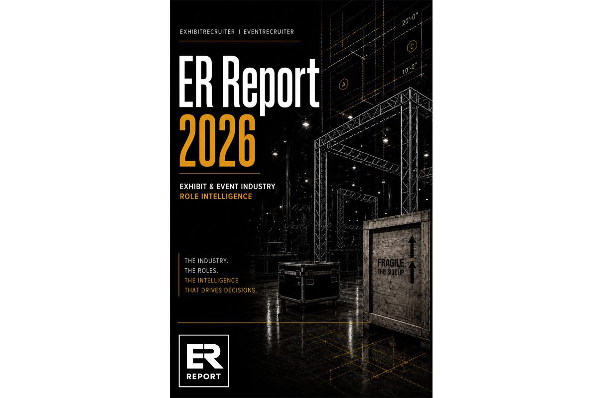 ER Report 2026 cover from EXHIBITRECRUITER and EVENTRECRUITER.