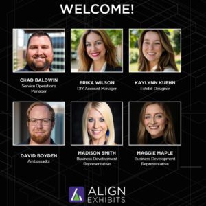 Align Exhibits Welcomes Six New Team Members Across Key Business Functions