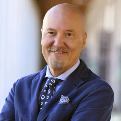 Professional portrait of Corrado Peraboni, CEO of Italian Exhibition Group