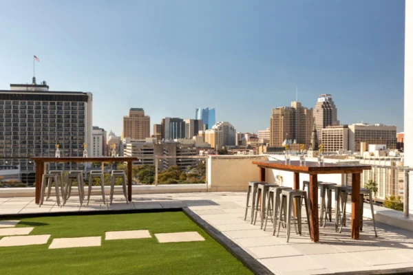 Rooftop event space at Grand Hyatt San Antonio River Walk