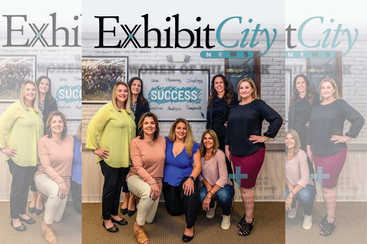 Willwork women featured on the July 2021 Exhibit City News cover