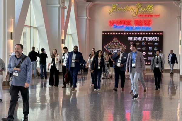 NACDA attendees walk through Mandalay Bay in Las Vegas