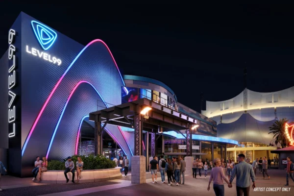 Rendering of Level99 at Disney Springs in Orlando